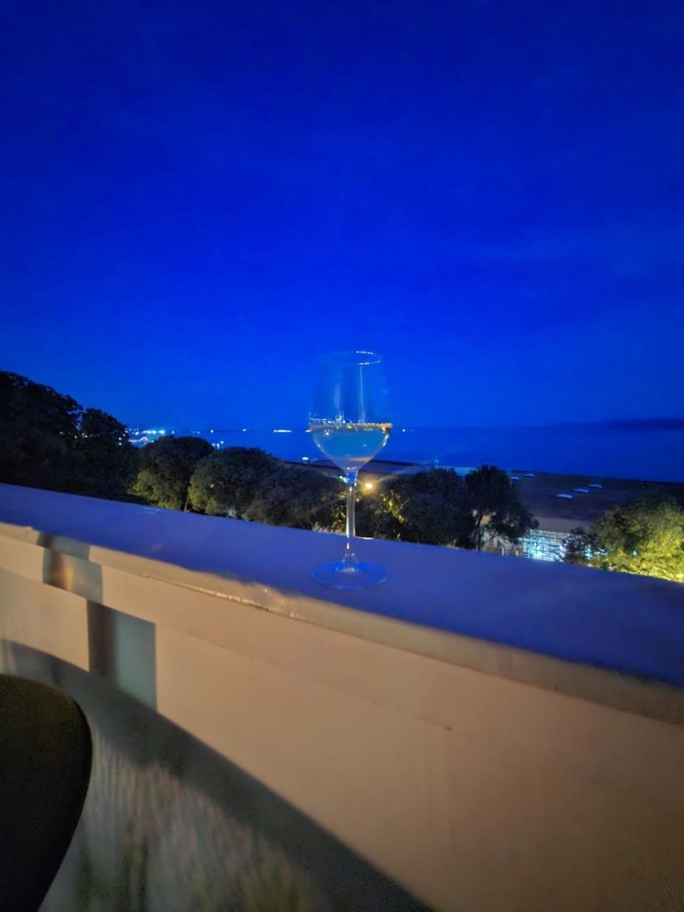 Night, View (from property/room), Balcony/Terrace