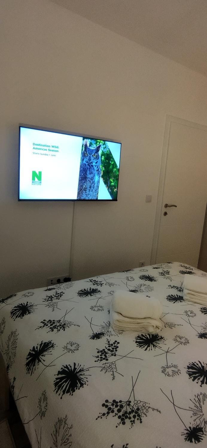 Bed, TV and multimedia, Bedroom