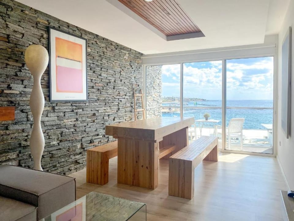 Natural landscape, Living room, Seating area, Sea view