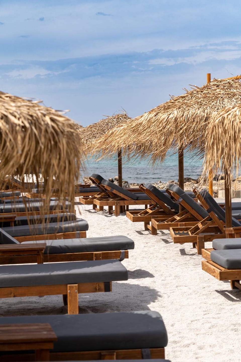 Day, Beach, sunbed