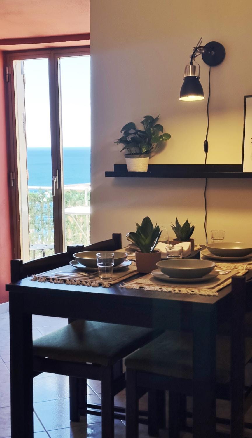 Natural landscape, Dining area, Sea view