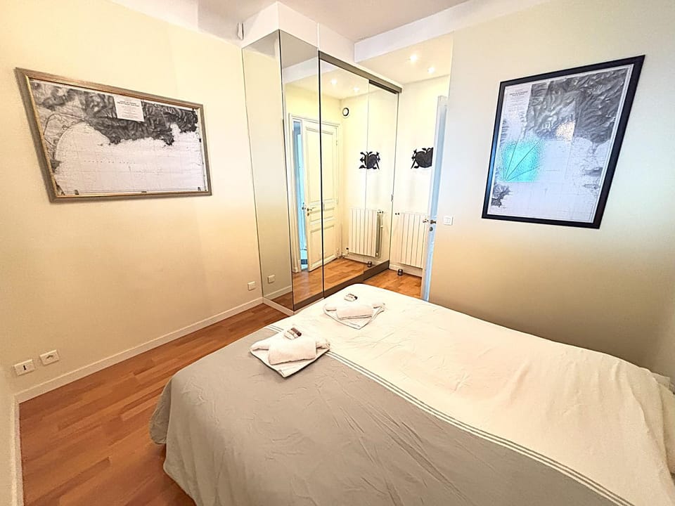 Appartement 3p vue mer proche plages et congrès Apartment in Cannes