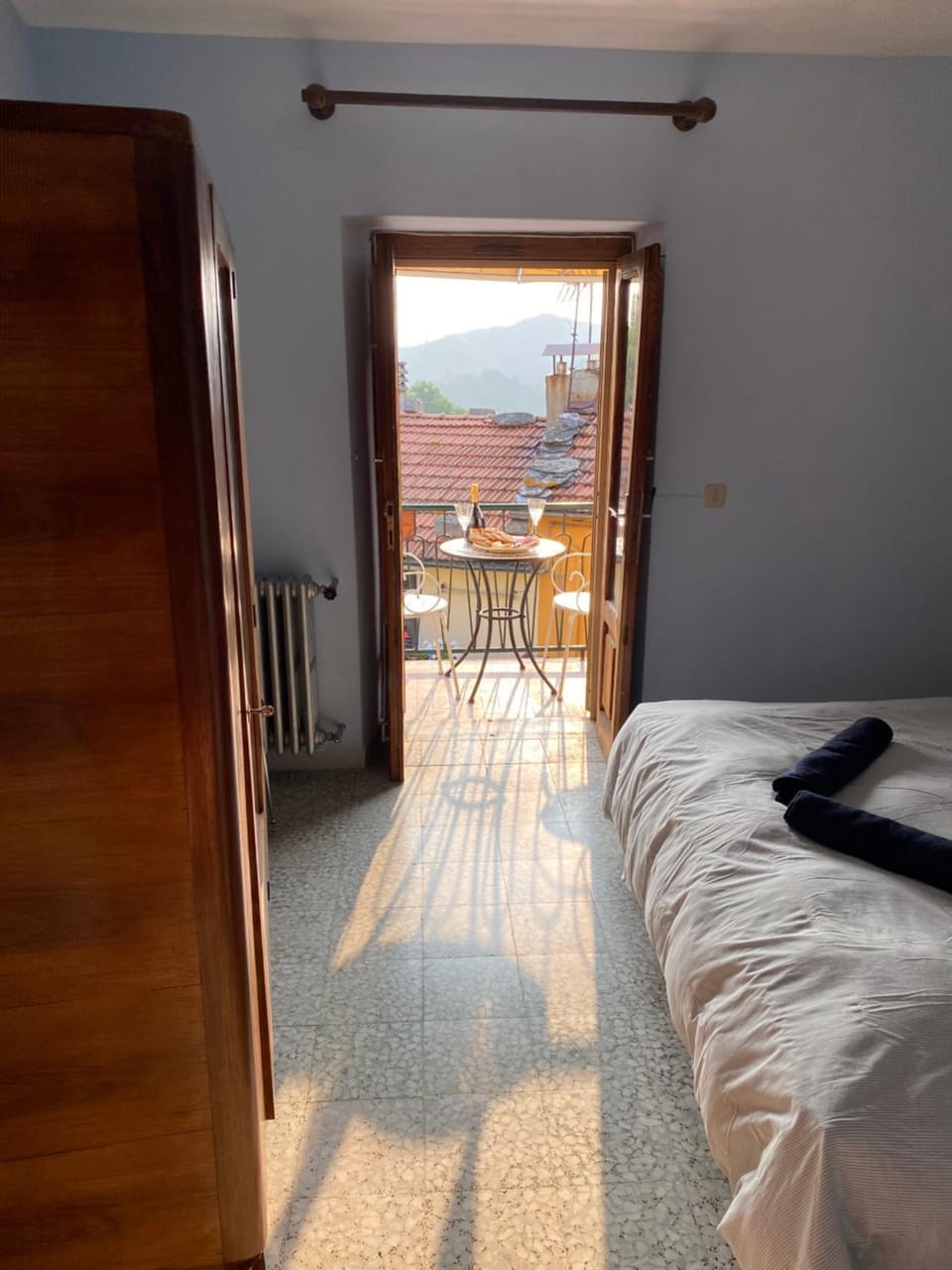 Bed, Natural landscape, Bird's eye view, View (from property/room), Balcony/Terrace, Seating area, Dining area, Bedroom, Mountain view, Sunrise, Sunset, Inner courtyard view, internet, towels, wardrobe