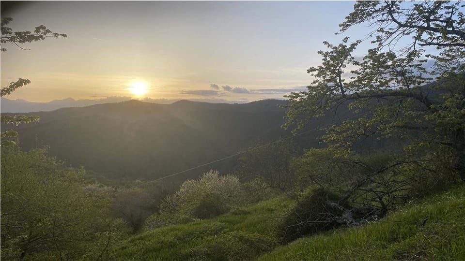 Nearby landmark, Restaurant/places to eat, Natural landscape, Mountain view, Sunset