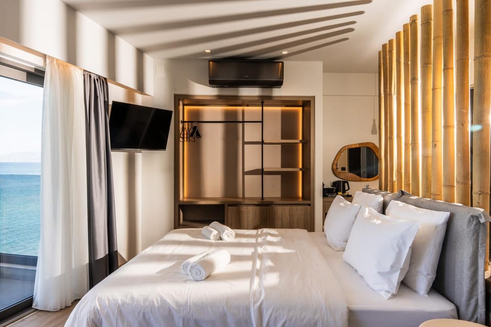 Communal lounge/ TV room, Bed, TV and multimedia, Photo of the whole room, Bedroom, air conditioner