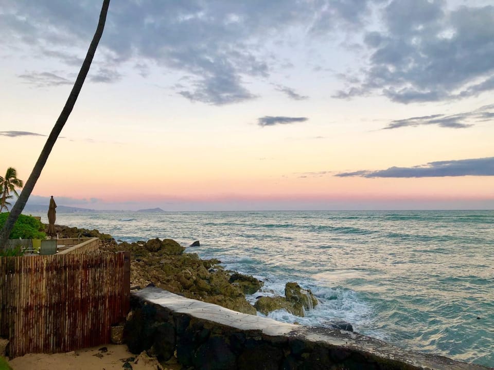 Nearby landmark, Natural landscape, View (from property/room), Beach, Sunset
