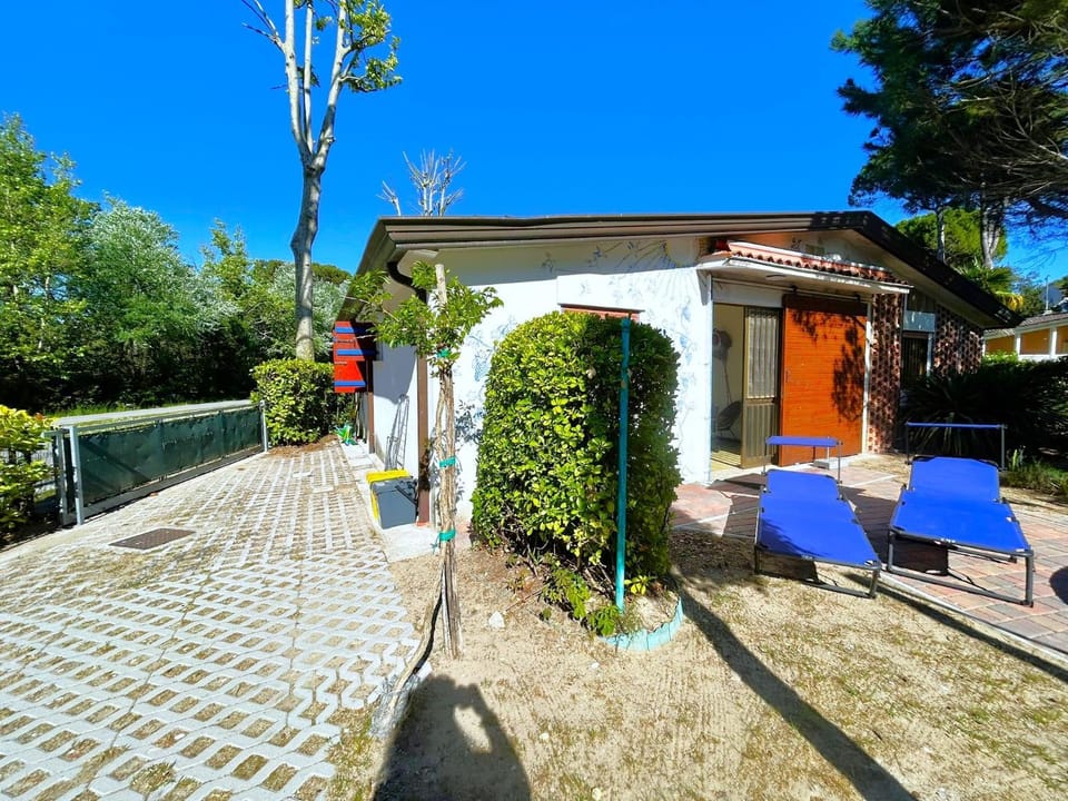 Property building, Patio, Garden, Garden view, sunbed