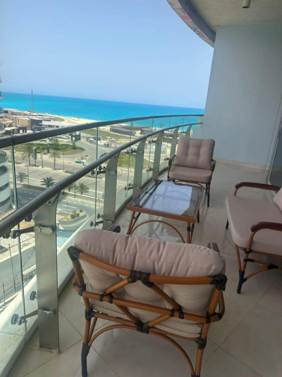 Tower 7A-Luxury Sea View Apartment New Alamein Beach Towers Apartment in Egypt