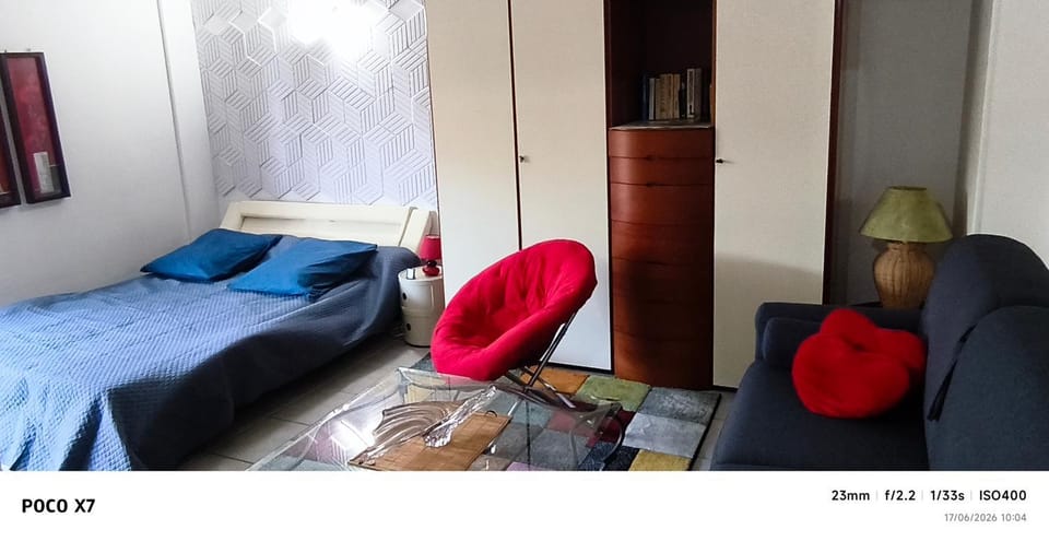 Bed, Living room, Photo of the whole room, Seating area, Bedroom