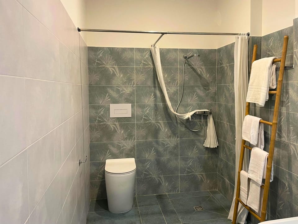 Toilet, Bathroom, towels