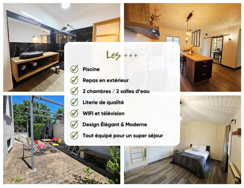 Maison paisible proche centre avec piscine Apartment in Angoulême