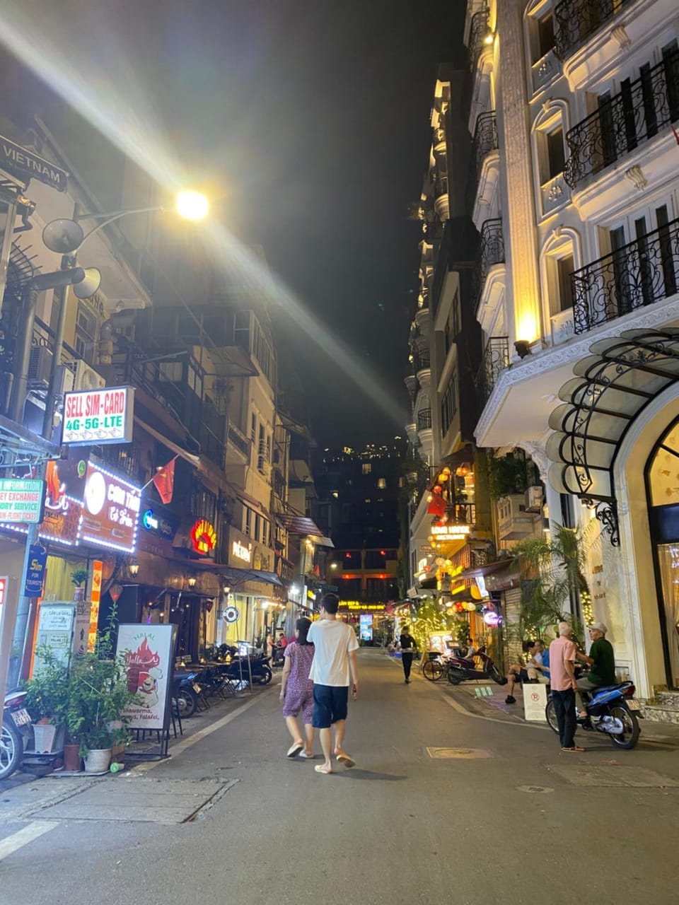 Night, Neighbourhood, City view, Street view, Location