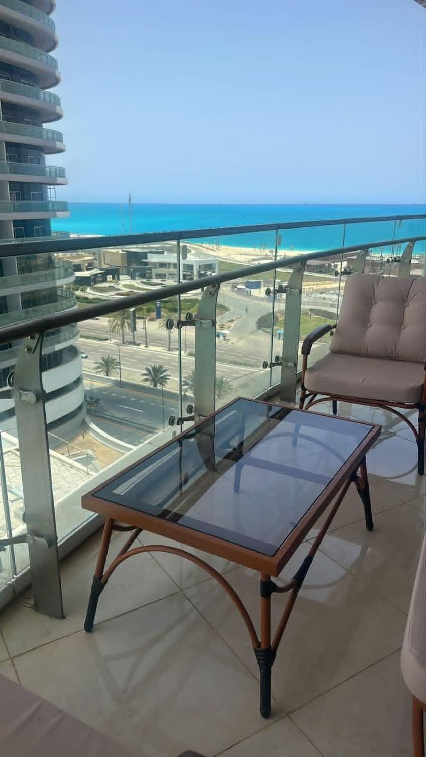 Tower 7A&B Alamein on the sea view and next to Rixos Apartment in Egypt