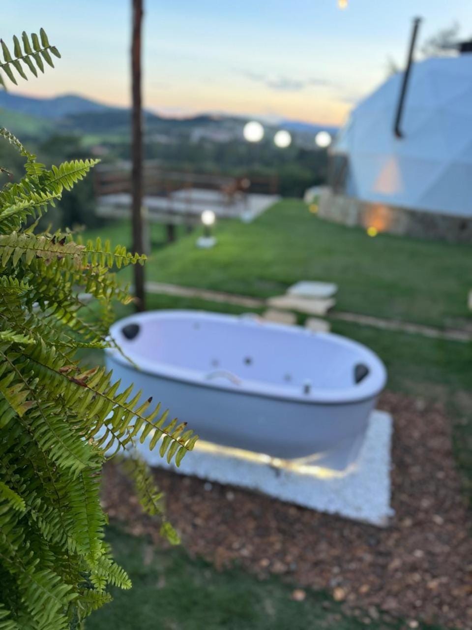 Natural landscape, Garden, Hot Tub
