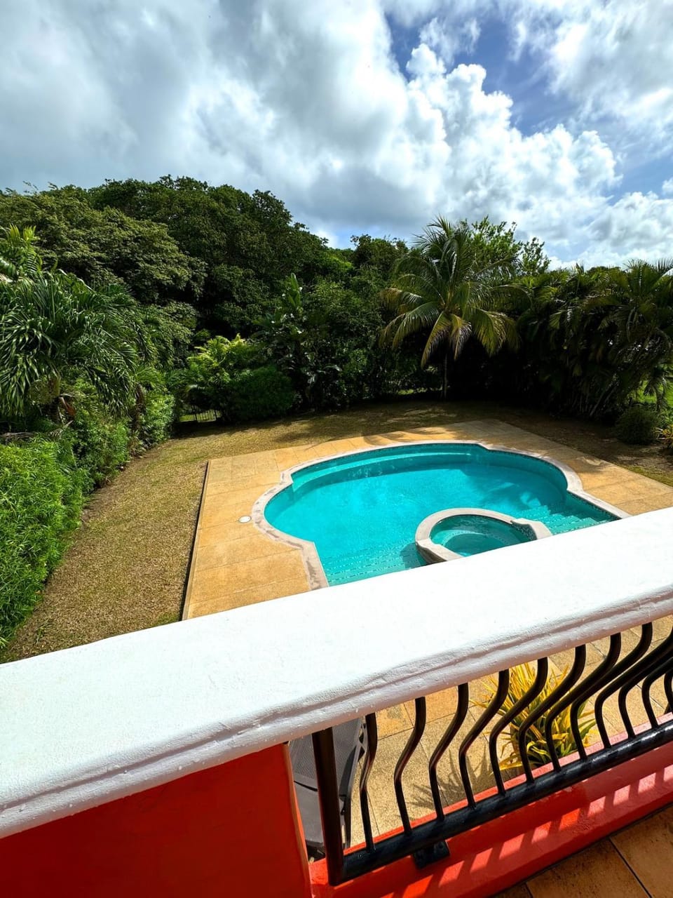 Natural landscape, Garden, Garden view, Pool view, Swimming pool