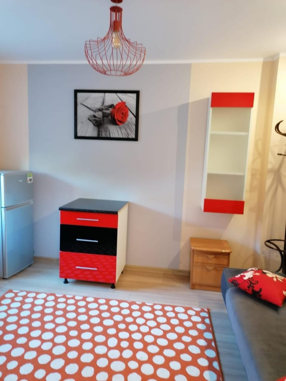 Bed, Photo of the whole room, Bedroom, wardrobe