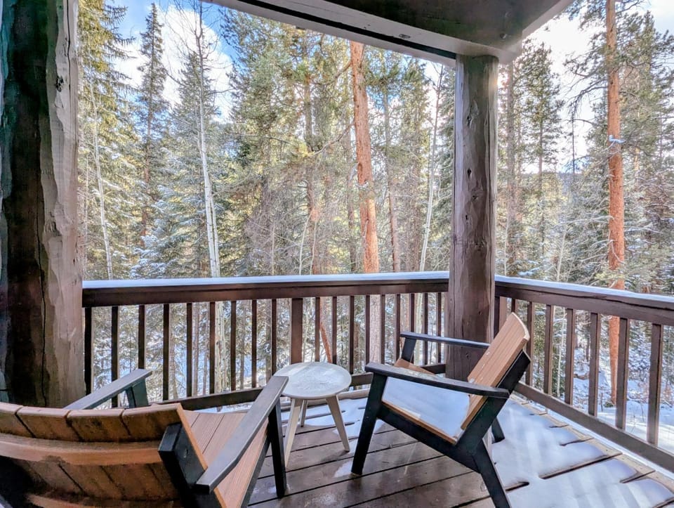 Natural landscape, Winter, View (from property/room), Balcony/Terrace, Seating area