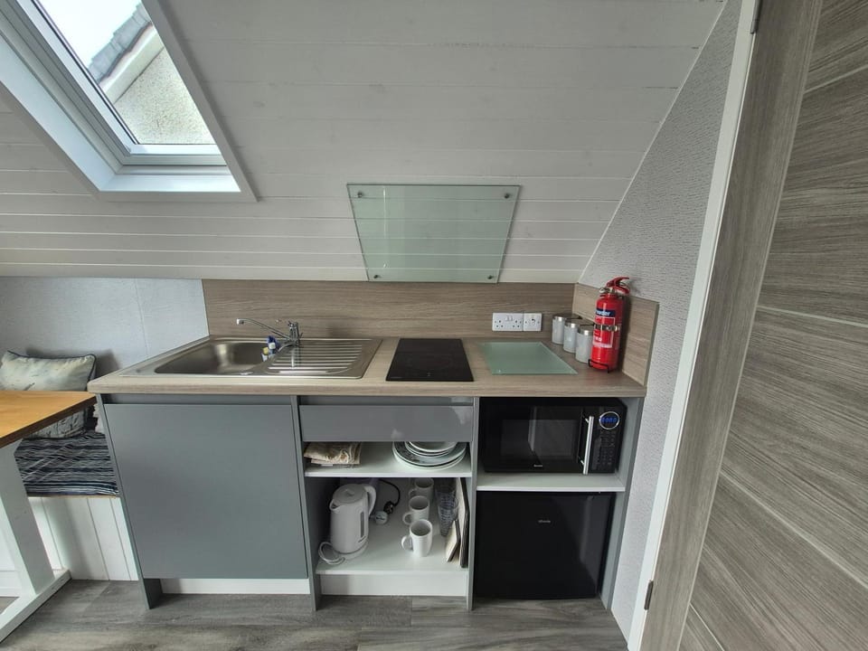 Coffee/tea facilities, Kitchen or kitchenette, stove, toaster