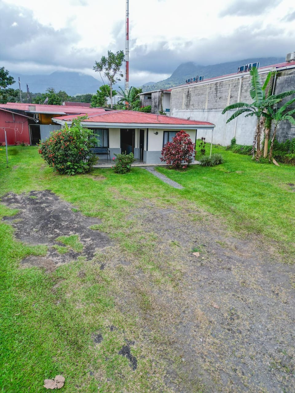 Property building, Garden view