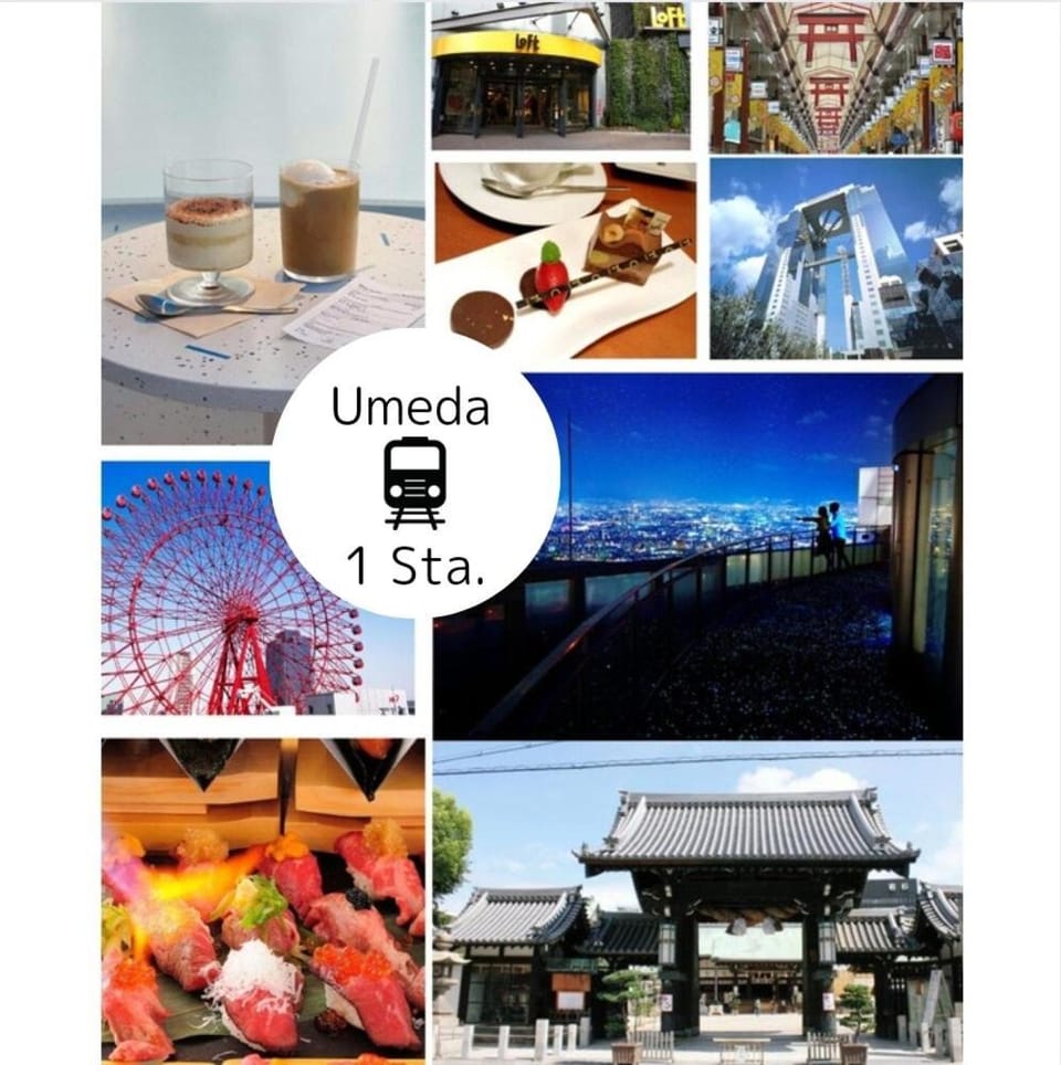 B5 Guest House ユニオン新大阪,新大阪,十三,梅田近く 長期滞在にも最適 Apartment in Osaka