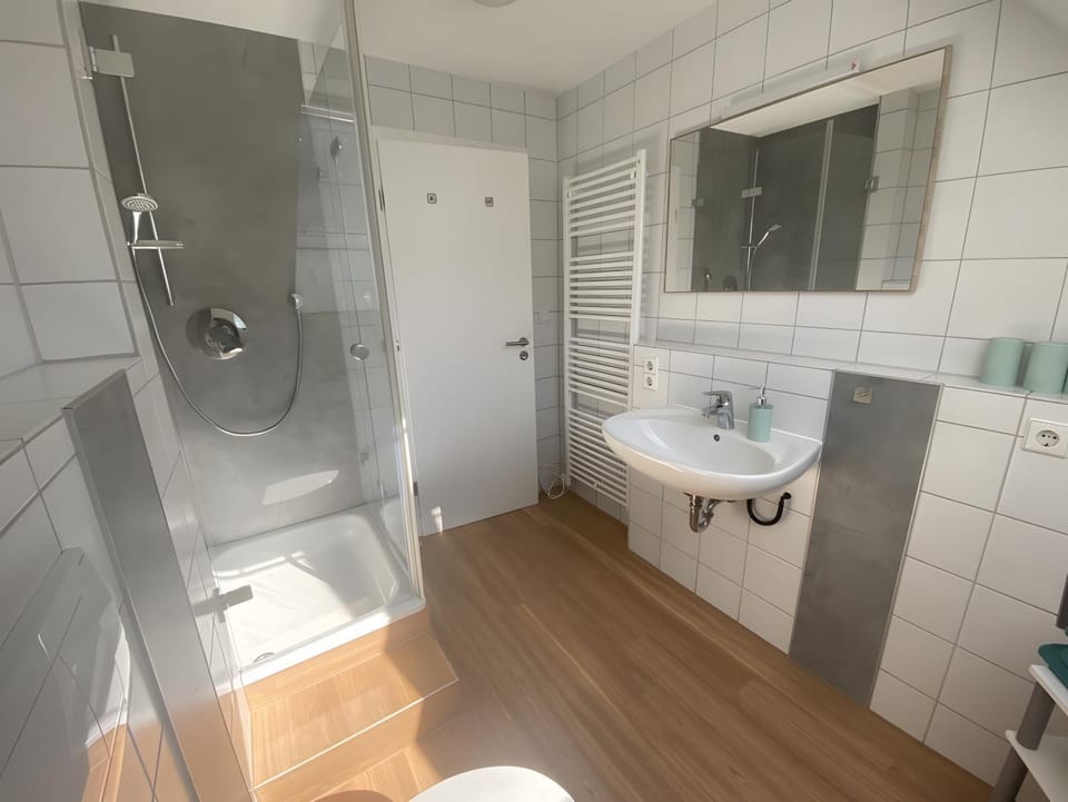 Bathroom, Living room