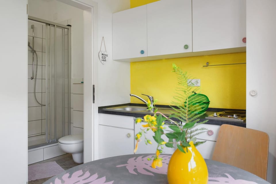 Kitchen or kitchenette, Living room