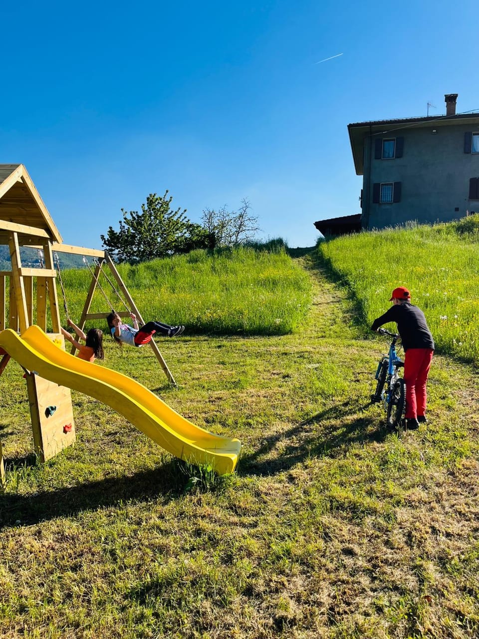 Day, Natural landscape, Children play ground, children