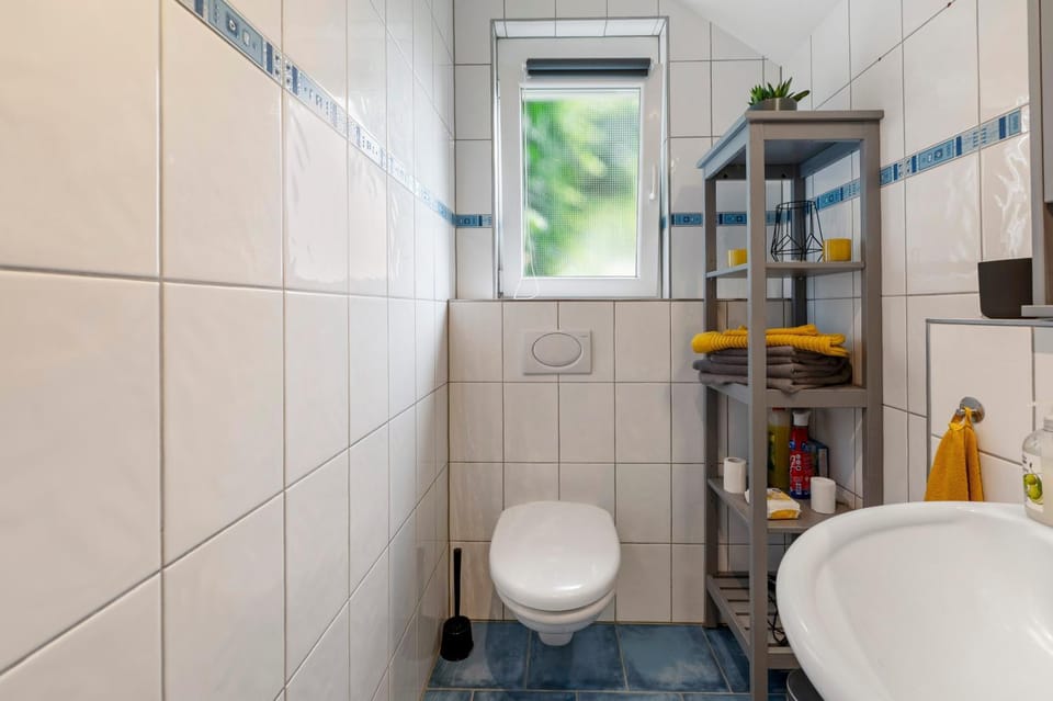 Bathroom, Living room