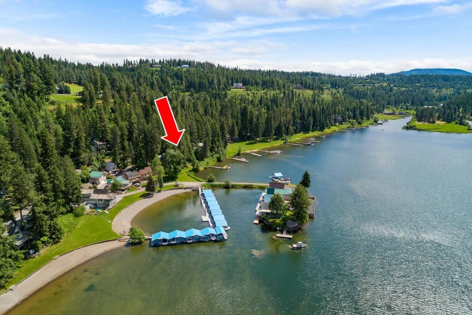 Historic Kidd Island in Coeur d' Alene ID House in Kootenai County