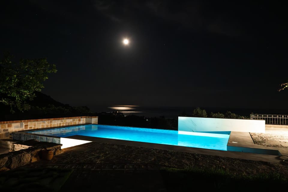 Night, Swimming pool