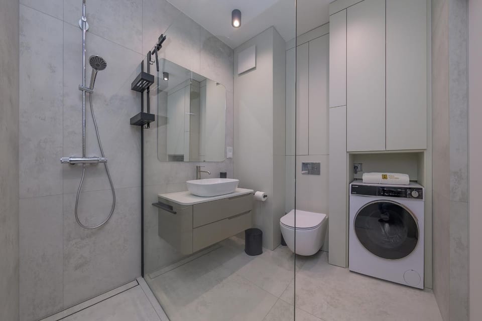 Toilet, Bathroom, washing machine