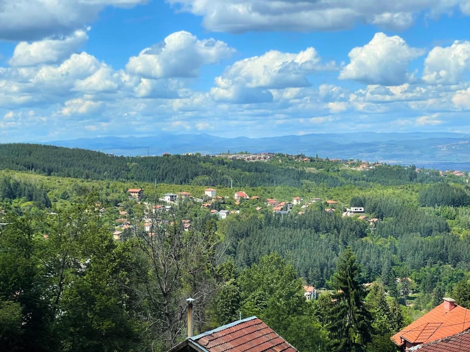 Nearby landmark, Natural landscape, Bird's eye view, City view, Mountain view