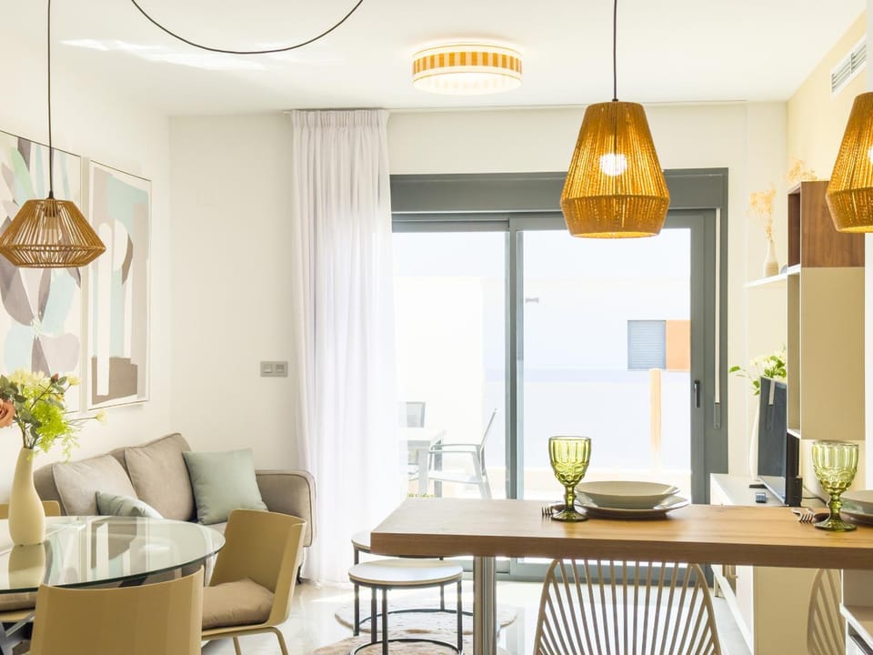 Living room, Seating area, Dining area