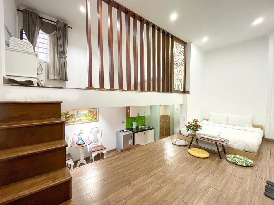 Bed, Kitchen or kitchenette, Living room, Photo of the whole room, Dining area, Bedroom, air conditioner