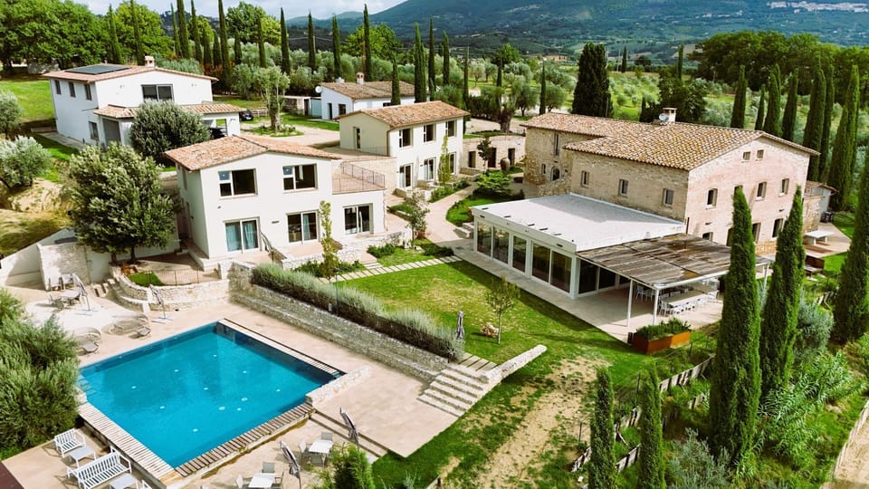 Natural landscape, Bird's eye view, Garden view, Pool view