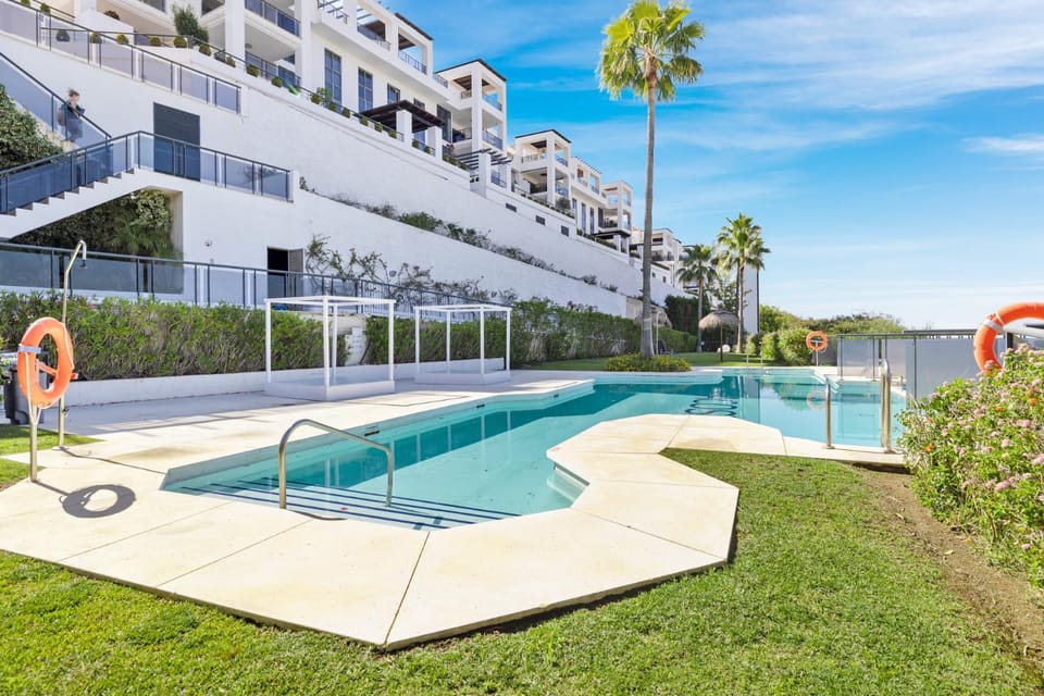 Natural landscape, Pool view, Swimming pool, sunbed