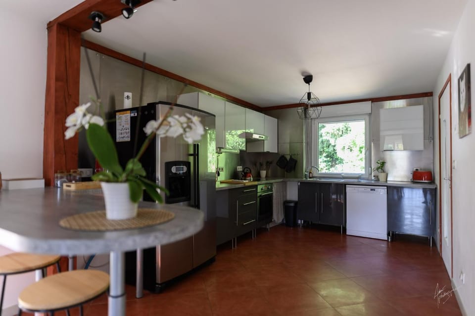 Kitchen or kitchenette, dishwasher, minibar, oven, stove, toaster