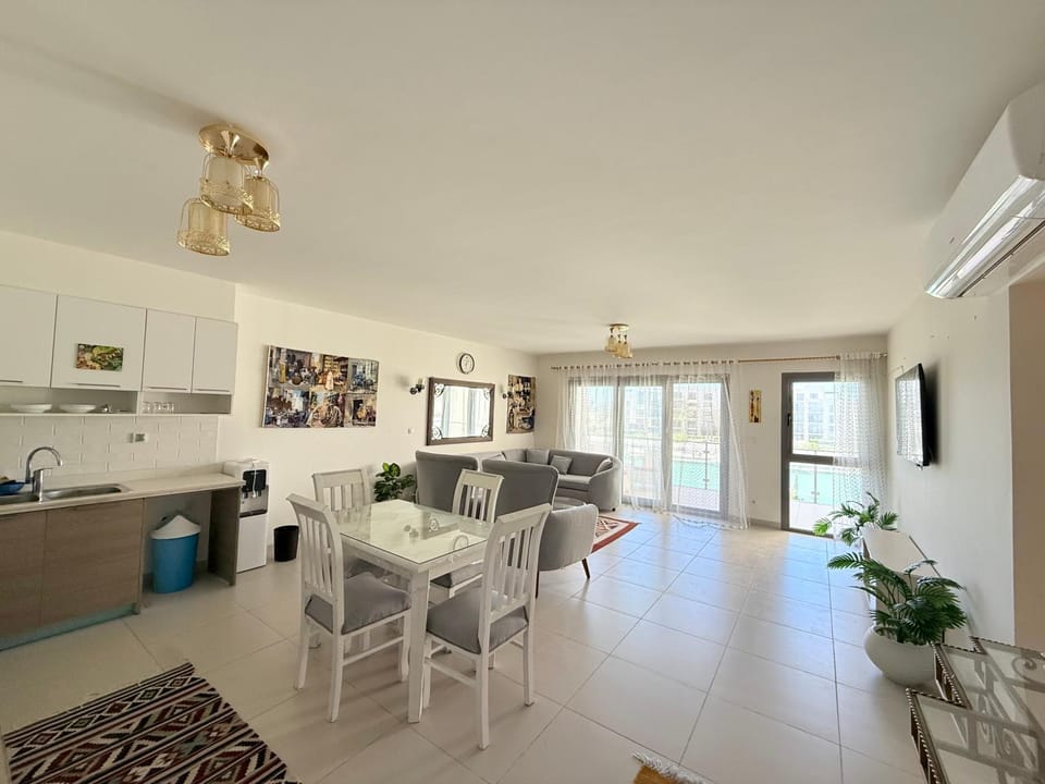 Marassi Marina Residences 3 bedrooms with nanny Apartment - Direct Marina Canal view Chalet in Egypt