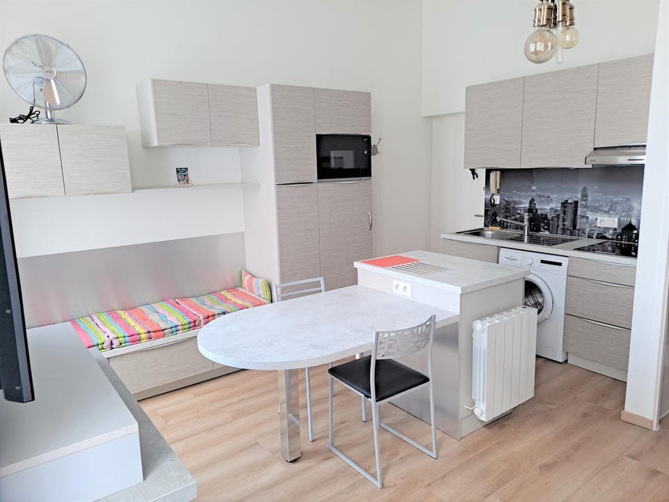 Lumineux studio meublé au centre-ville Apartment in Aix-les-Bains