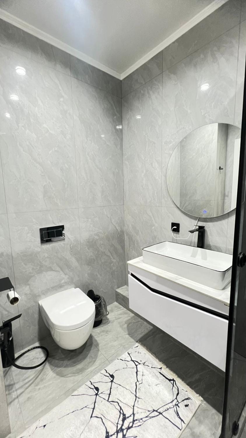 Shower, Toilet, towels