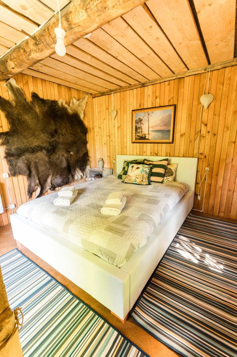 Bed, Living room, Photo of the whole room