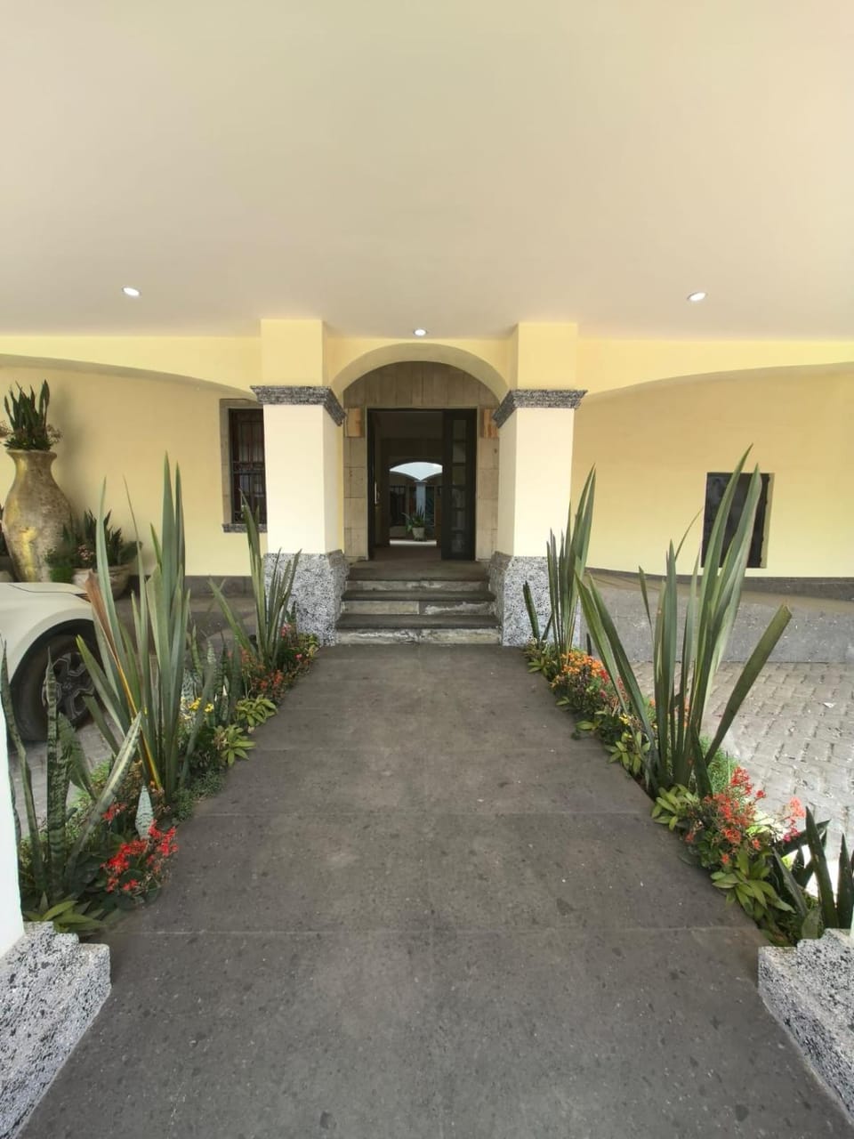 Property building, Facade/entrance, Garden