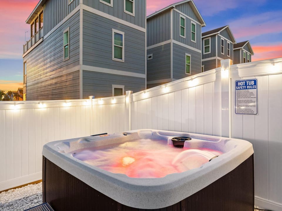 Hot Tub, Sunset