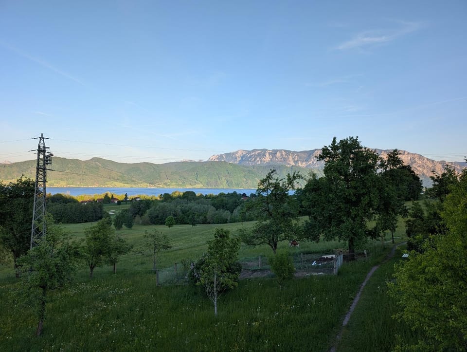 Nearby landmark, Spring, Natural landscape, Lake view, Mountain view