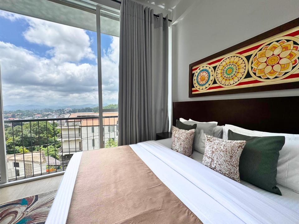Bed, View (from property/room), Balcony/Terrace, Bedroom