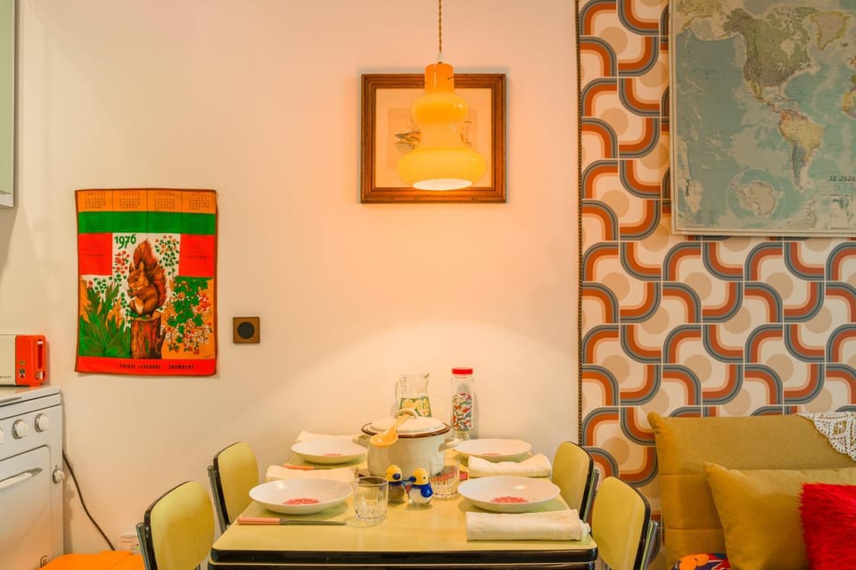 Les Seventies - Confort Vintage proche gare Apartment in Chambery