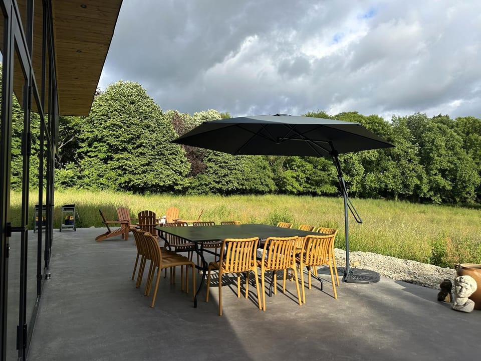 Patio, Spring, Day, Natural landscape, Garden, Garden, Balcony/Terrace, Garden view