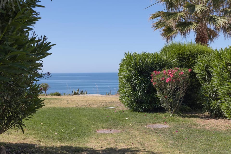 Natural landscape, Garden, Garden view, Sea view