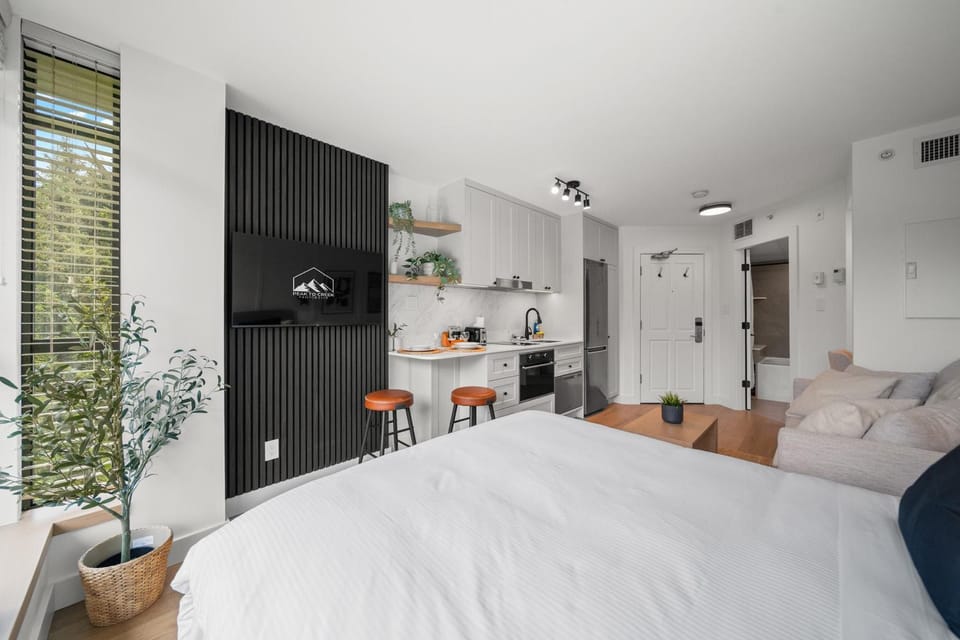Bed, TV and multimedia, Seating area