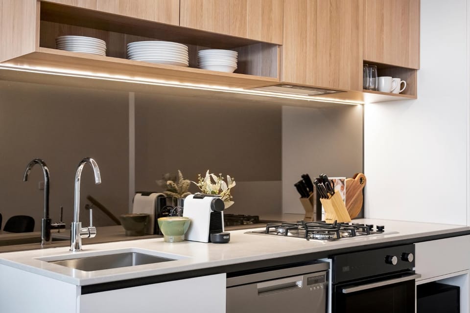 Kitchen or kitchenette, kitchen